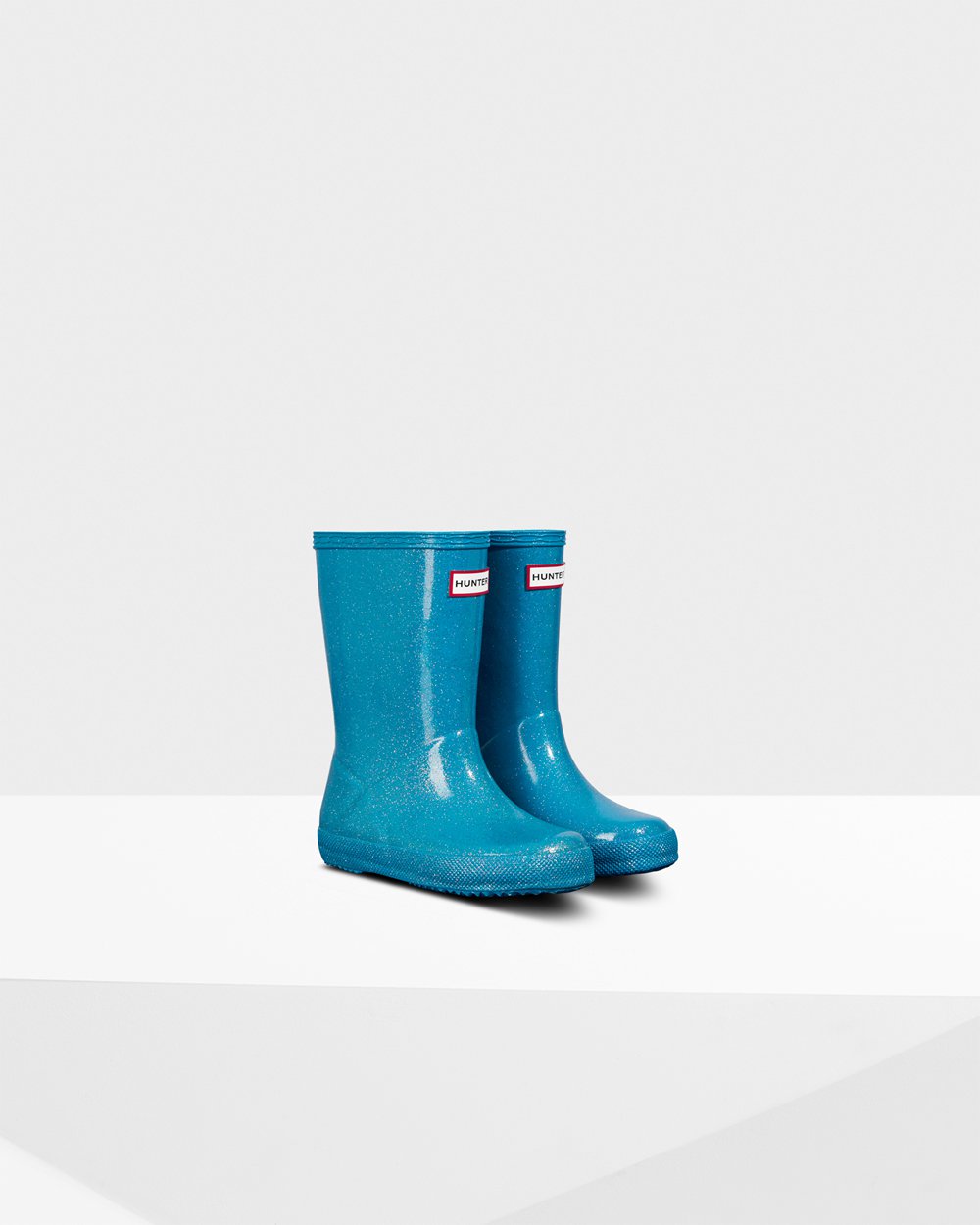 Hunter Niños Original First Classic Starcloud - Botas de Lluvia Azules - 682-GPORLM